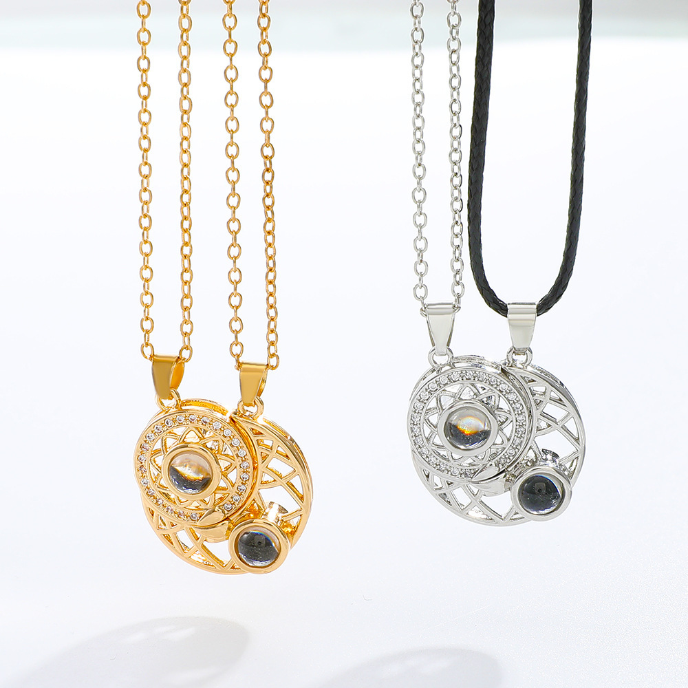 Magnetic Couple Matching Necklaces - Collier magnétique assorti pour Couple, 2