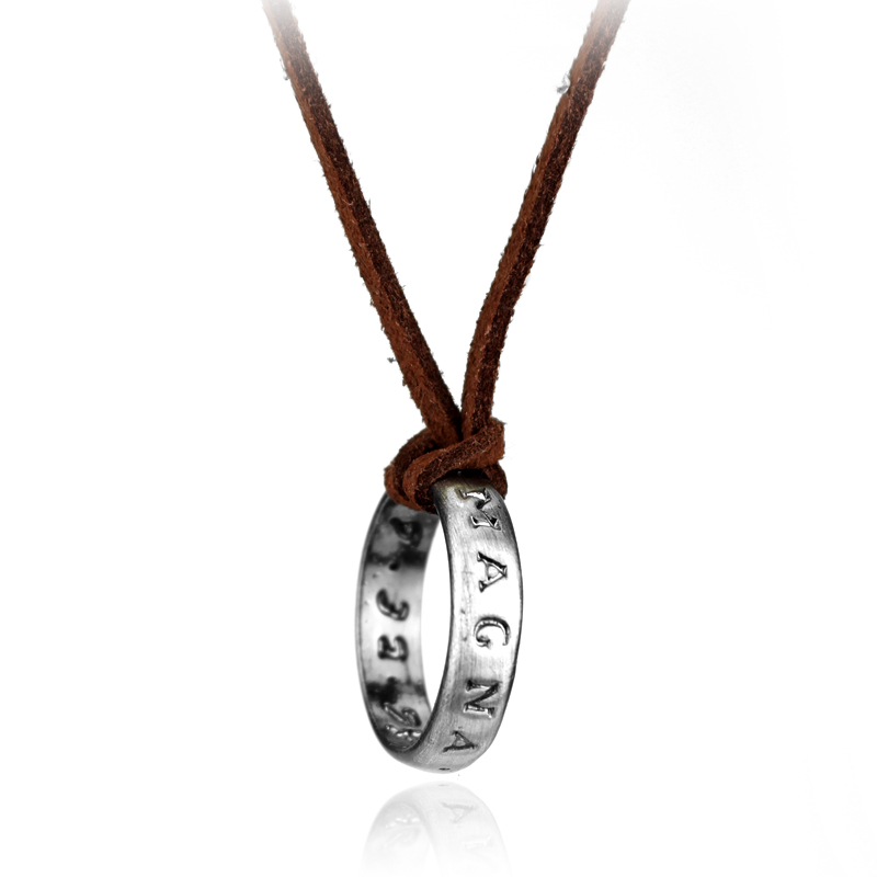 Anime Pendant Necklace - Collier chaîne en cuir Anime Game,