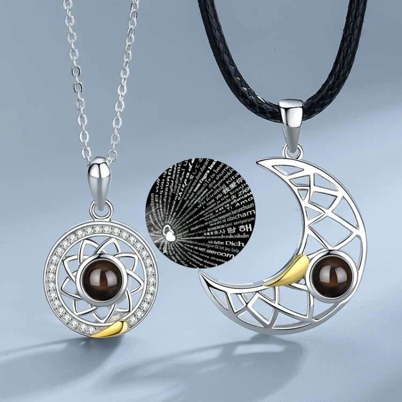 Magnetic Couple Matching Necklaces - 1 paire de colliers magnétiques assortis