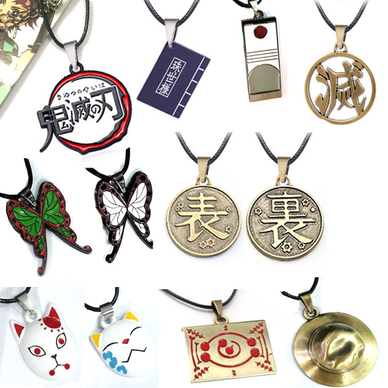 Anime Pendant Necklace - Collier pendentif Demon Slayer Anime Kimetsu