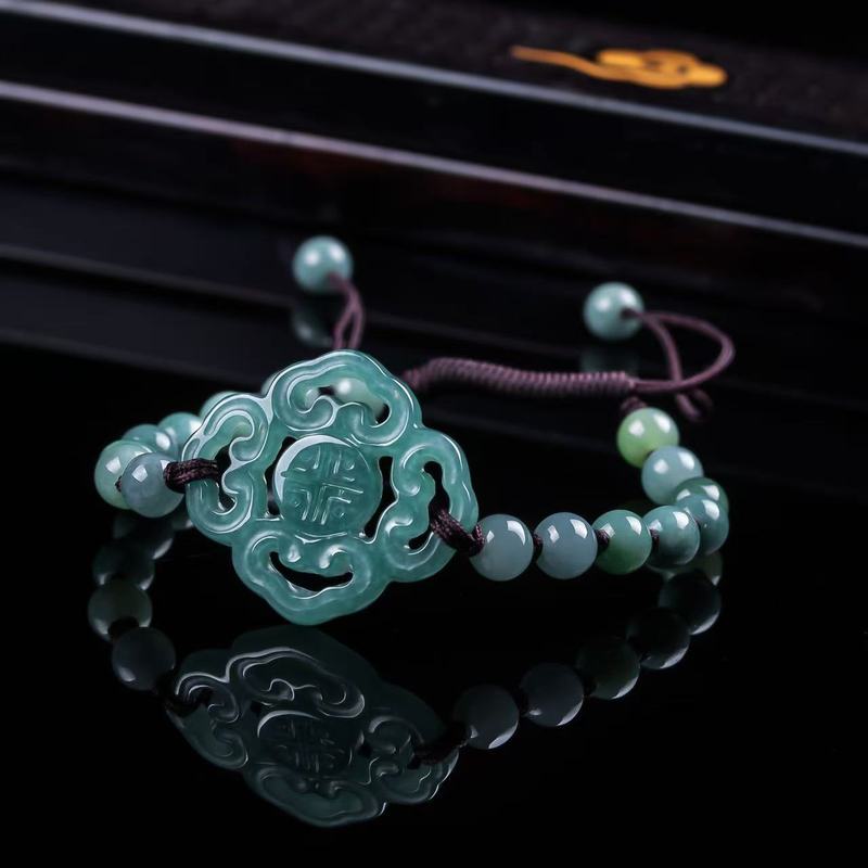 Bracelets - Bracelet en jadéite naturelle de qualité