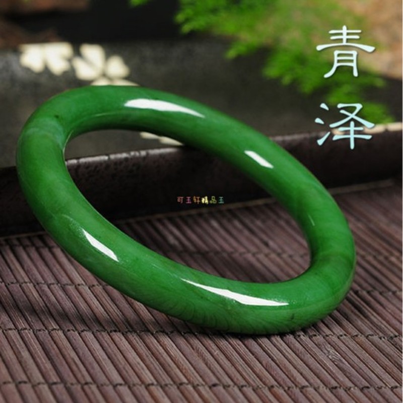 Bracelets - Bracelet rond en jadéite de Kunlun,