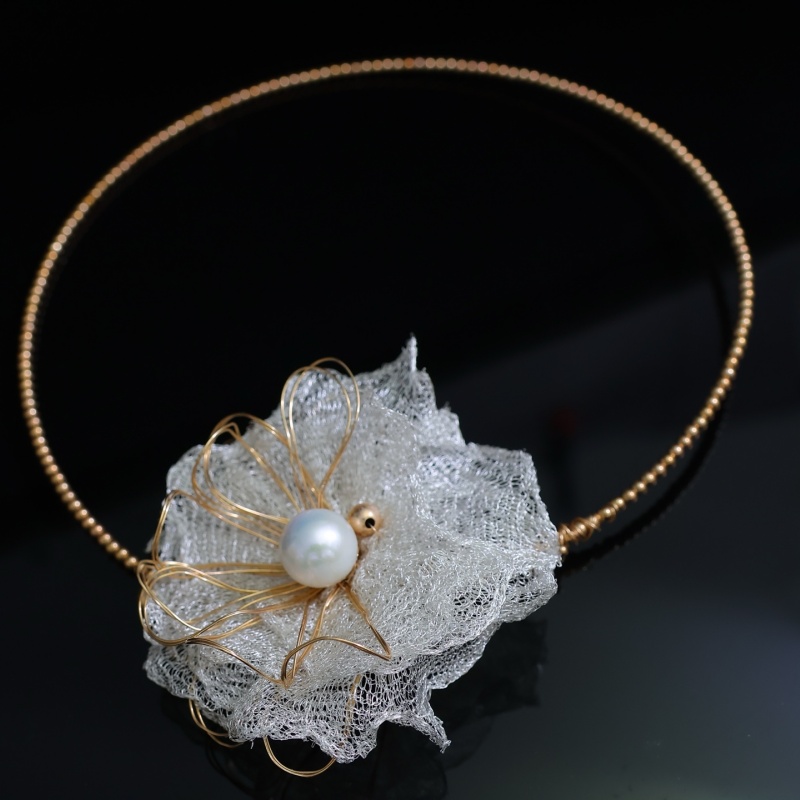 Pearl Choker Necklace Vintage - SGARIT mode femmes Vintage K or