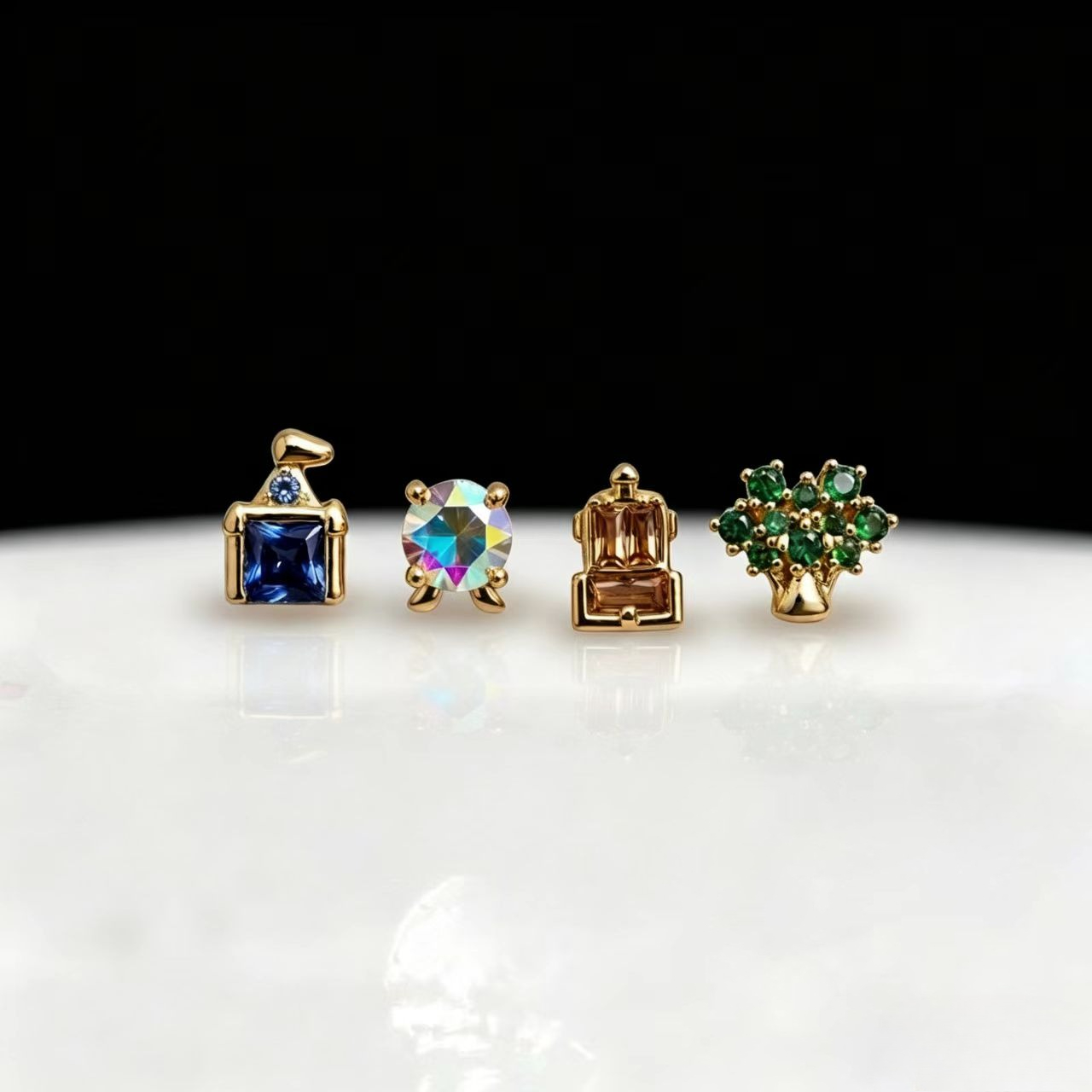 Earrings - Boucles d'oreilles exquises et mignonnes pour