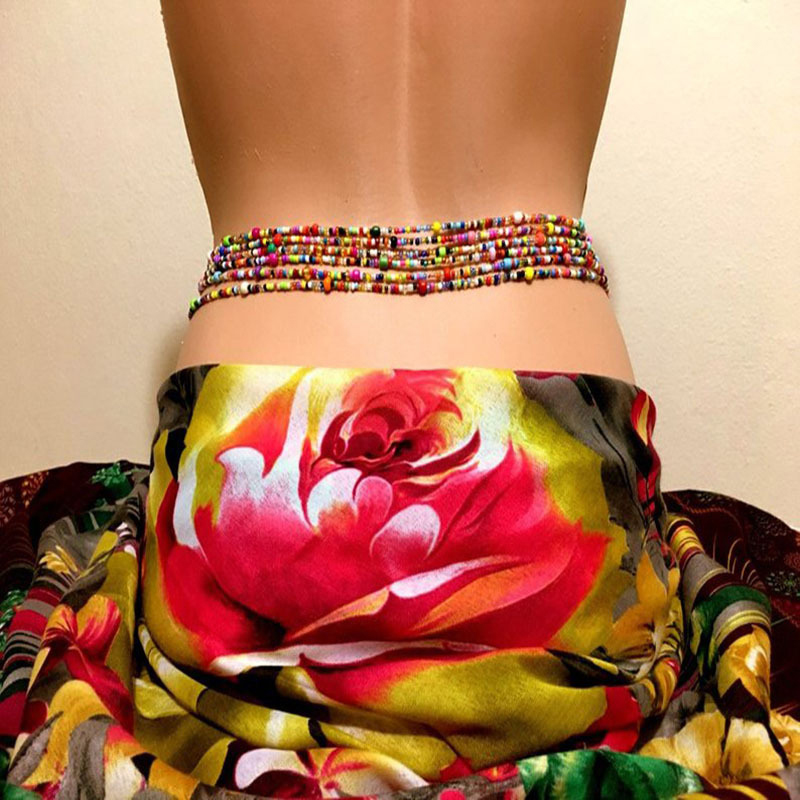 Body Jewelry - Équipement de corps perlé superposé pour