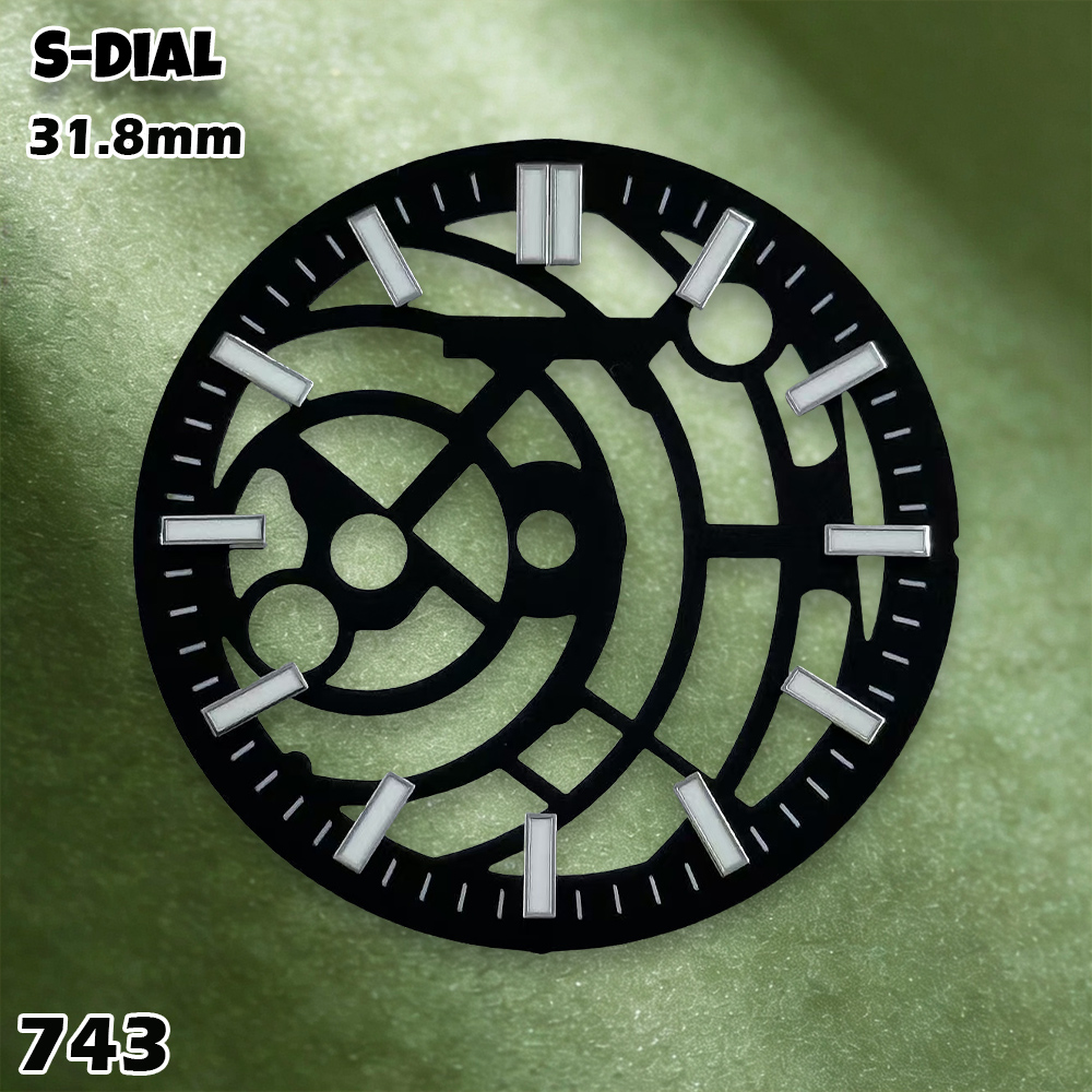 Cadran lumineux vert NH 31.8mm - Watch Accessories avis et prix