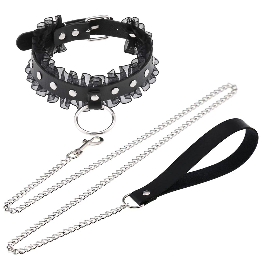 Collier ras du cou clouté en d - Goth Punk Spike Choker avis et prix