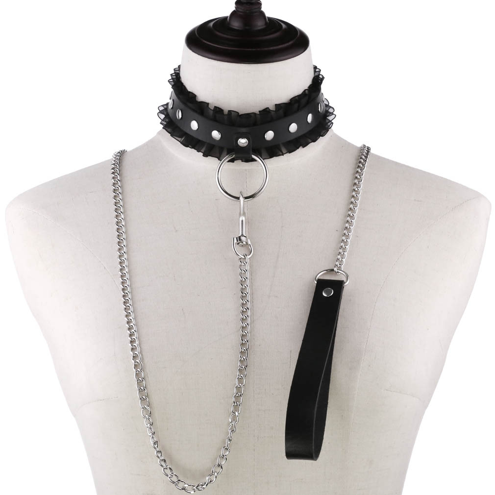 Collier ras du cou clouté en d - Goth Punk Spike Choker avis et prix
