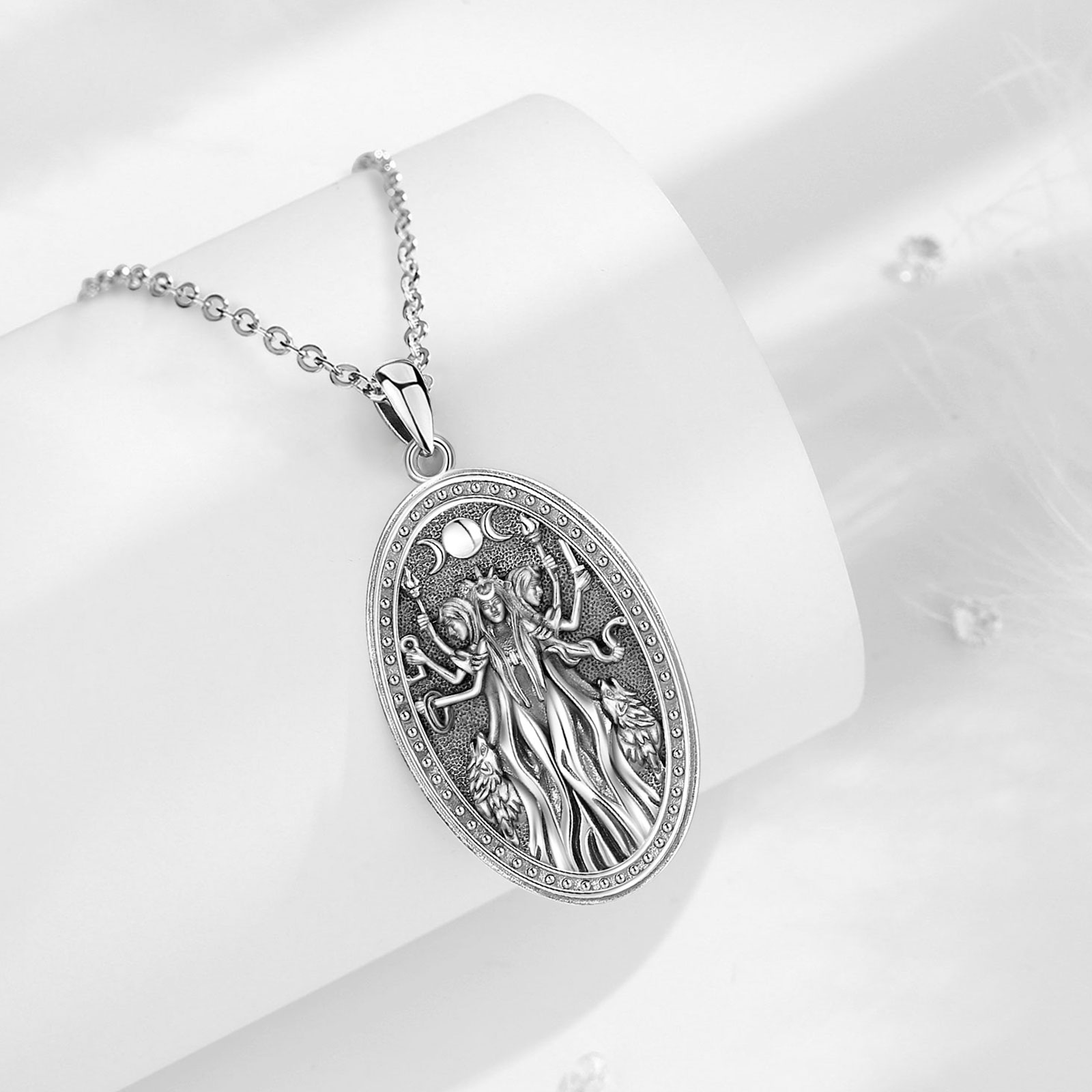 Eudora-Collier de Déesse Tripl - 925 Sterling Silver Chain Necklace Men avis et prix