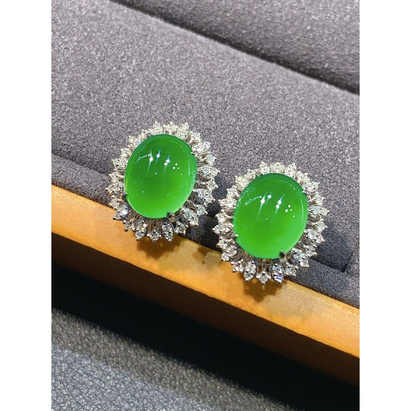 Boucles d'oreilles en jadeite  - Earrings avis et prix