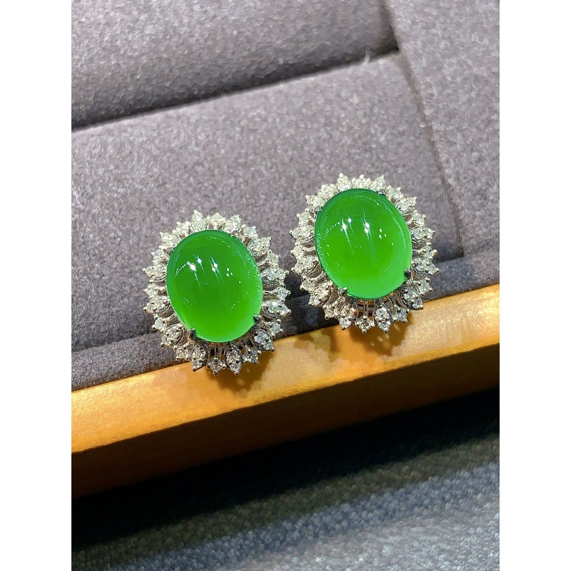 Boucles d'oreilles en jadeite  - Earrings avis et prix