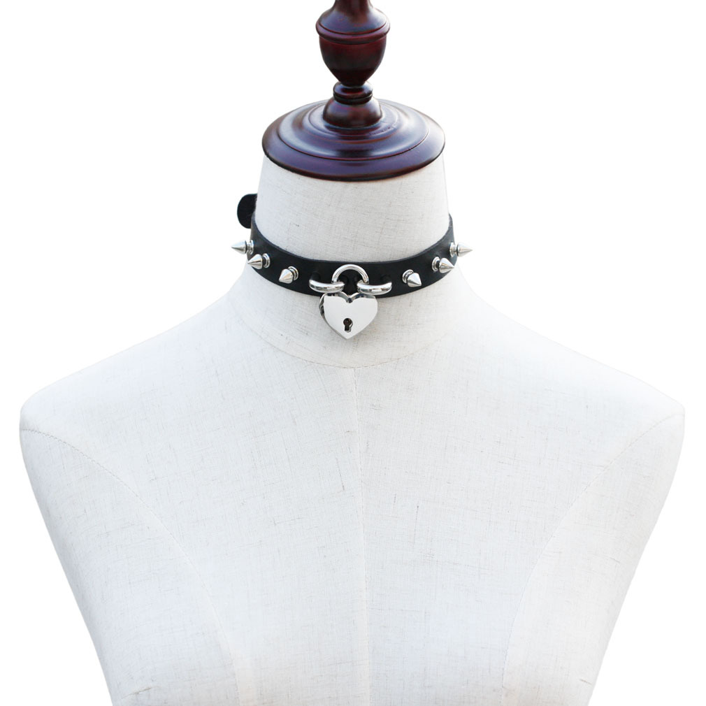 Punk Spike Choker pour femme,  - Goth Punk Spike Choker avis et prix