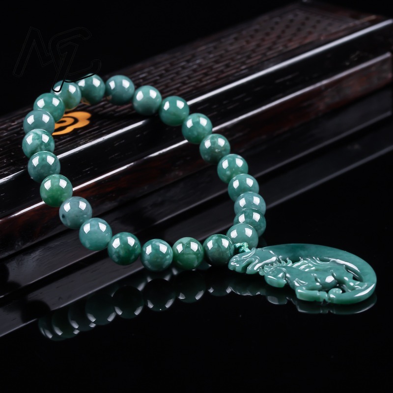 Bracelet en jadeite naturelle  - Bracelets avis et prix