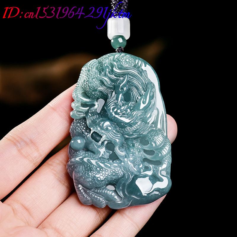 Collier pendentif Dragon en ja - Necklaces avis et prix