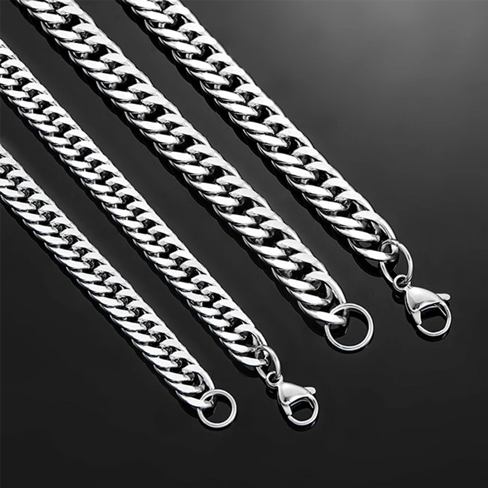 HIYEE 3mm/4mm/5mm/6mm/7mm/8mm  - Cuban Link Chain 12Mm avis et prix