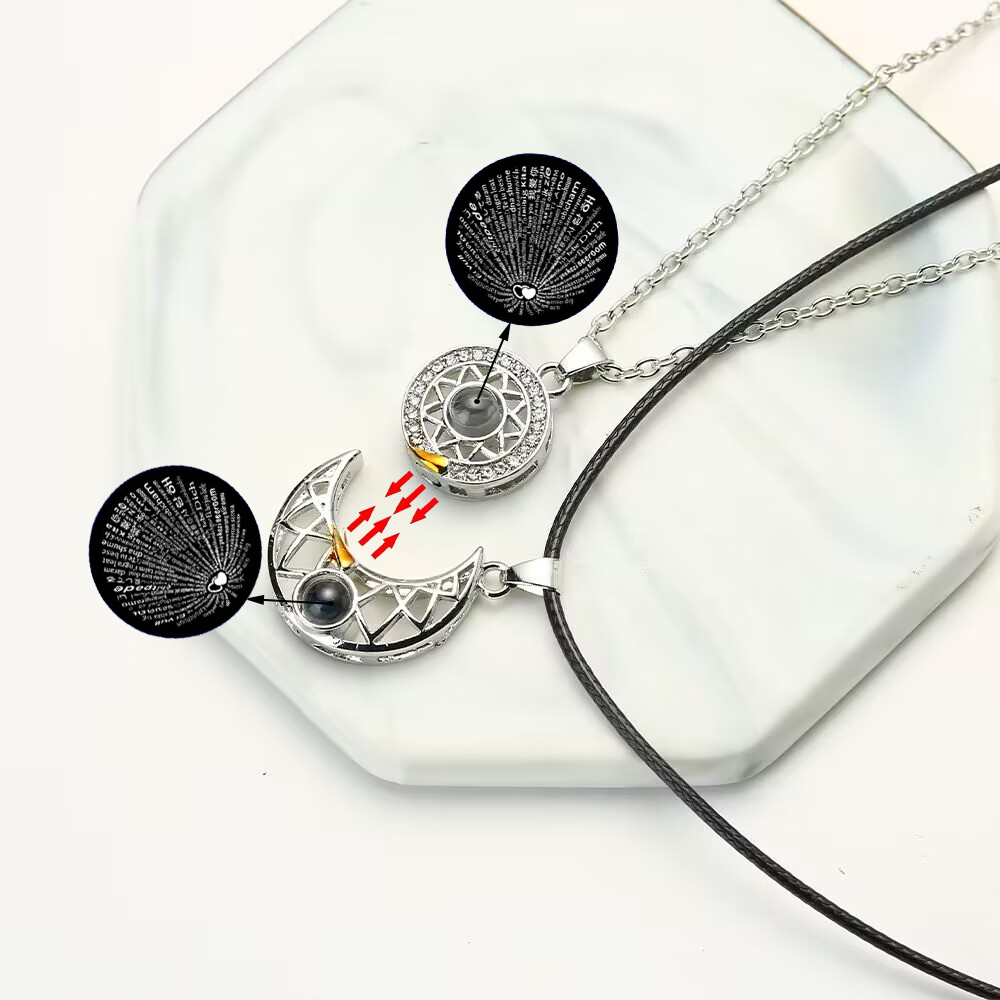 Collier pendentif apparié magn - Magnetic Couple Matching Necklaces avis et prix