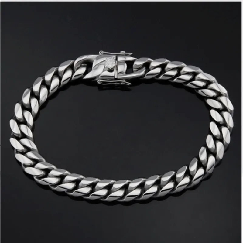 SION L-Gourmette Cubaine en Ac - Cuban Link Chain 12Mm avis et prix