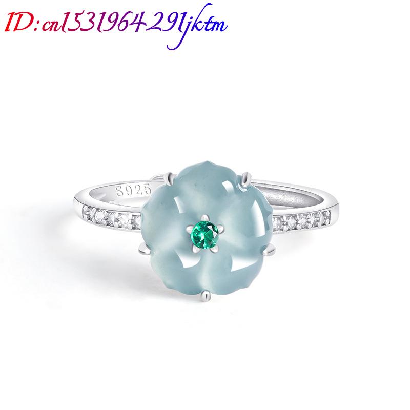 Bagues en jade birman bleu, ar - Rings avis et prix