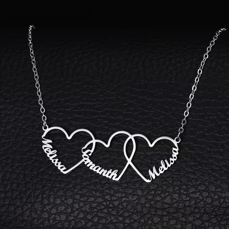 Collier personnalisé avec nom  - Custom Name Necklace Stainless Steel avis et prix