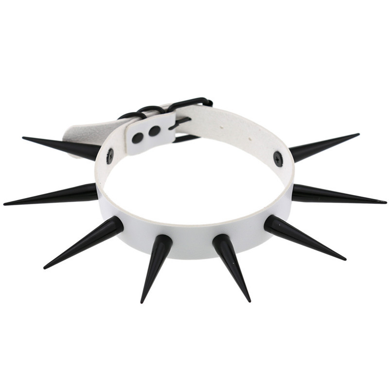 Collier ras du cou clouté à po - Goth Punk Spike Choker avis et prix