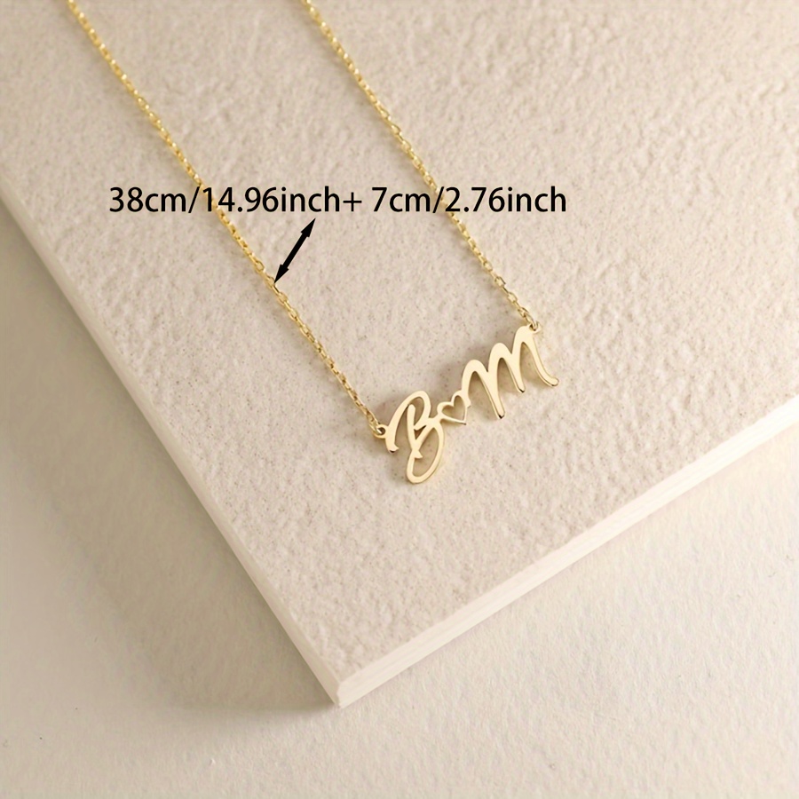 Colliers avec nom personnalisé - Custom Name Necklace Stainless Steel avis et prix