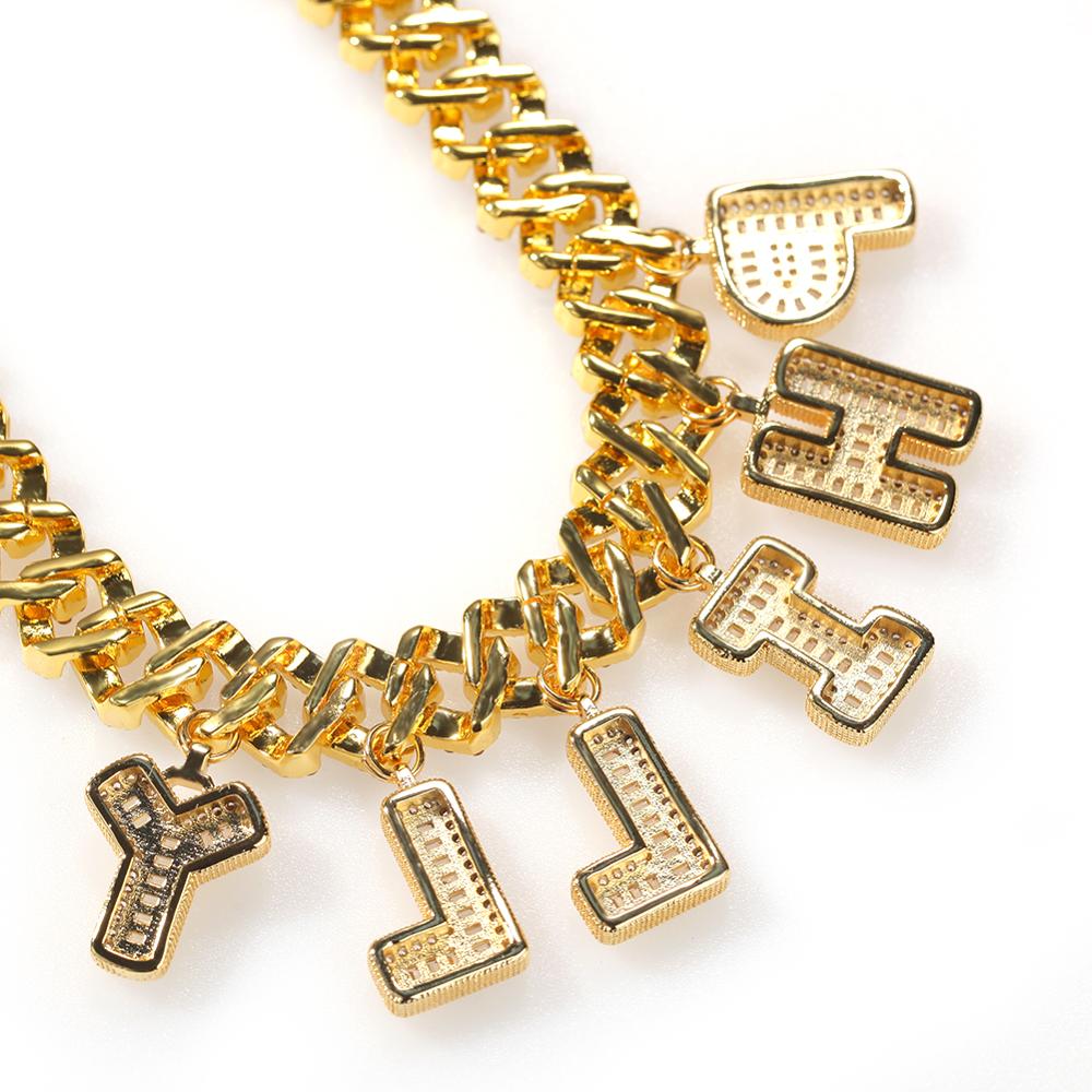UWIN-Collier et bracelet à let - Cuban Link Chain 12Mm avis et prix