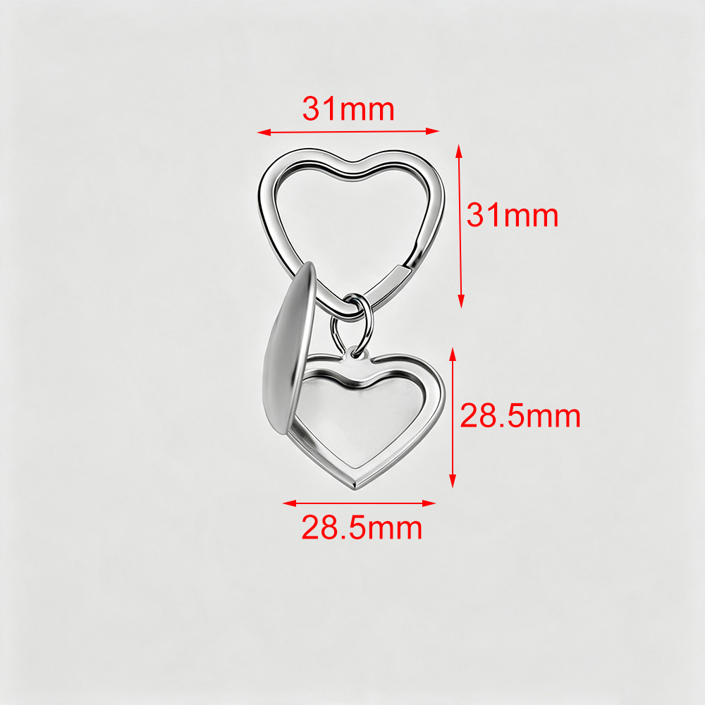 Fnixtar 10 pièces Porte-clés C - Heart Locket Necklace Photo avis et prix
