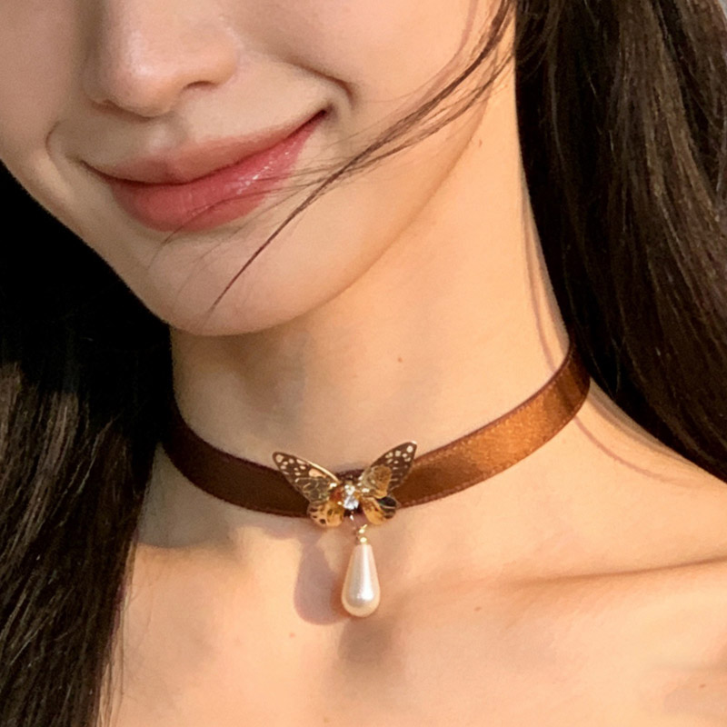 Collier ras du cou style vinta - Pearl Choker Necklace Vintage avis et prix