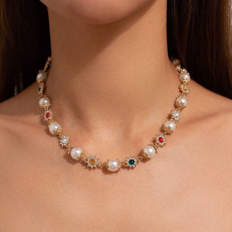 Ingemark Vintage perle collier - Pearl Choker Necklace Vintage avis et prix