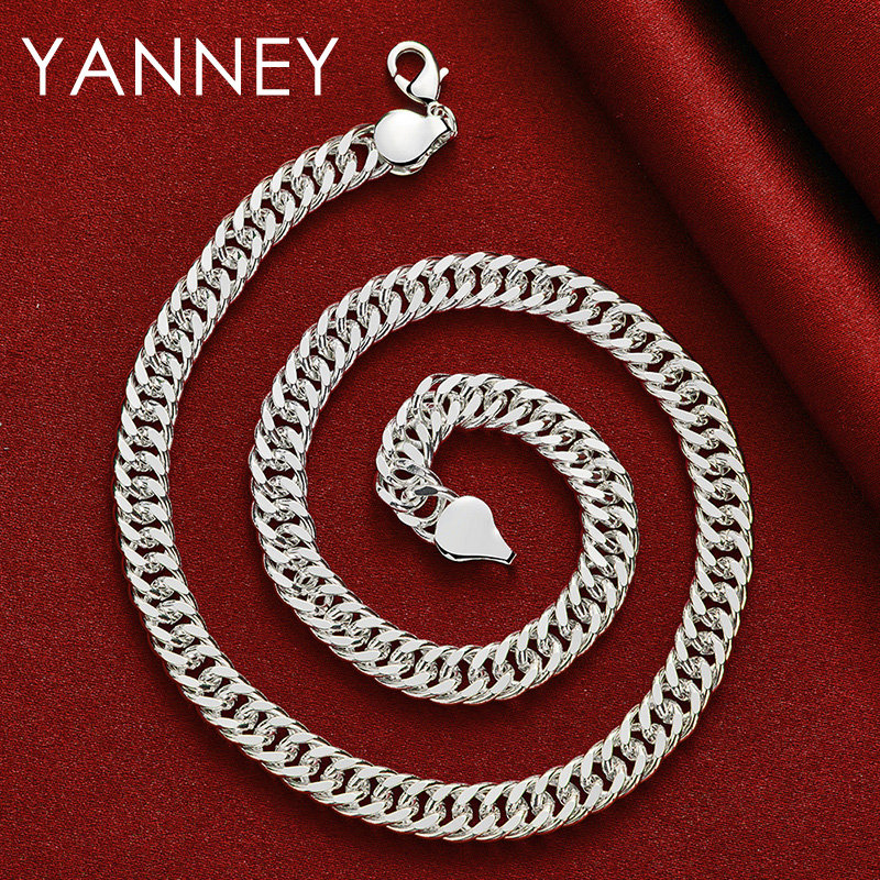 Collier chaîne serpent en arge - Cuban Link Chain 12Mm avis et prix