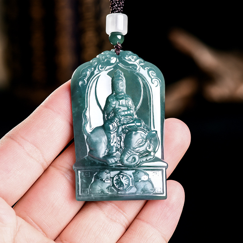 Collier pendentif Guanyin en j - Necklaces avis et prix