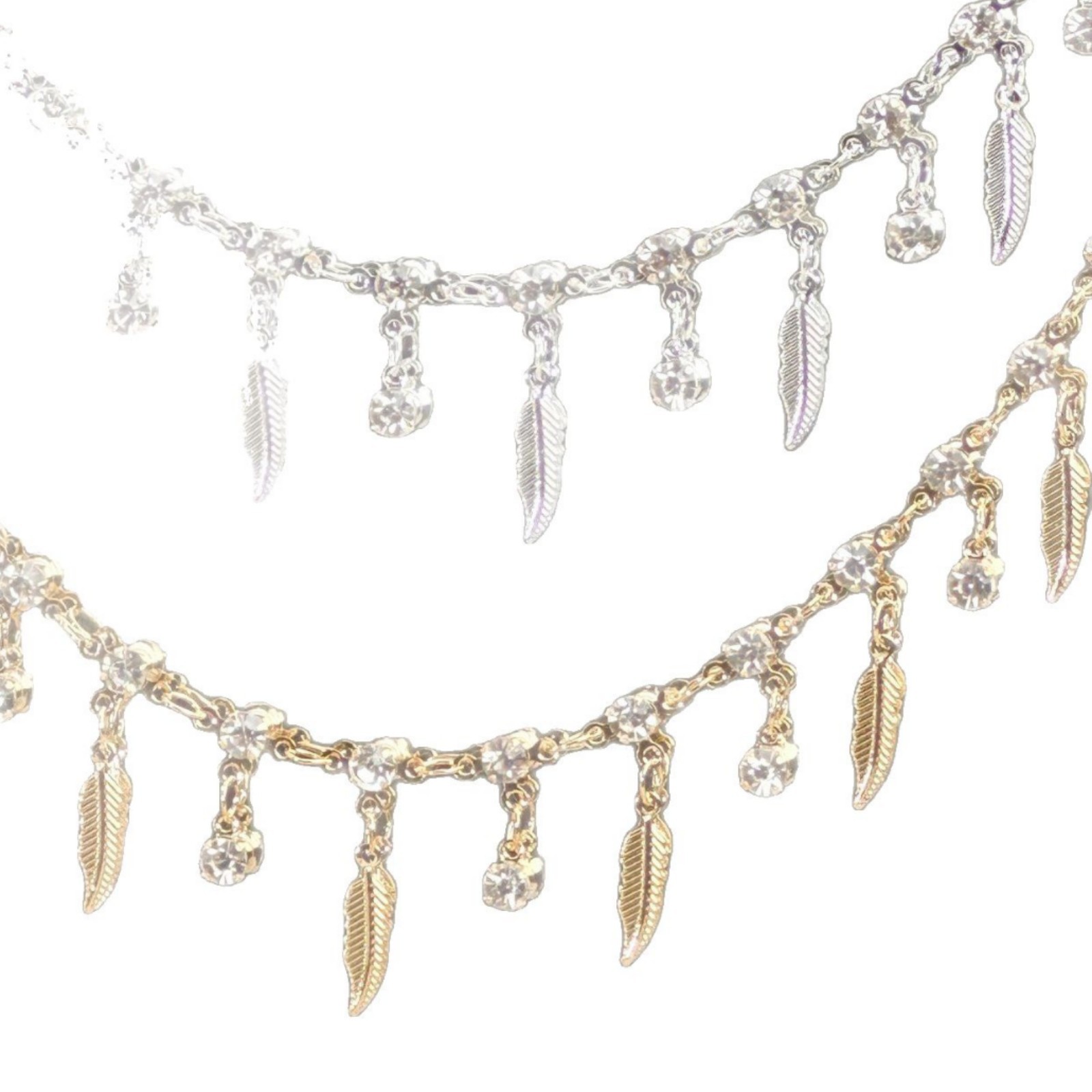 Chaîne de plumes de diamant tr - Body Jewelry avis et prix