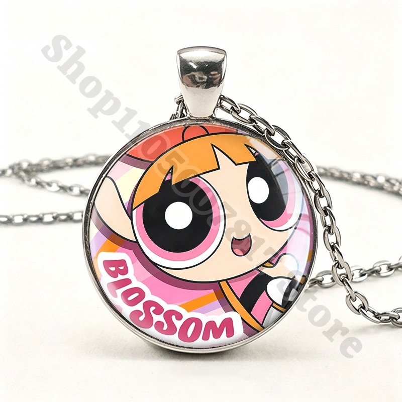 Collier Kawaii Les Powerpuff G - Anime Pendant Necklace avis et prix