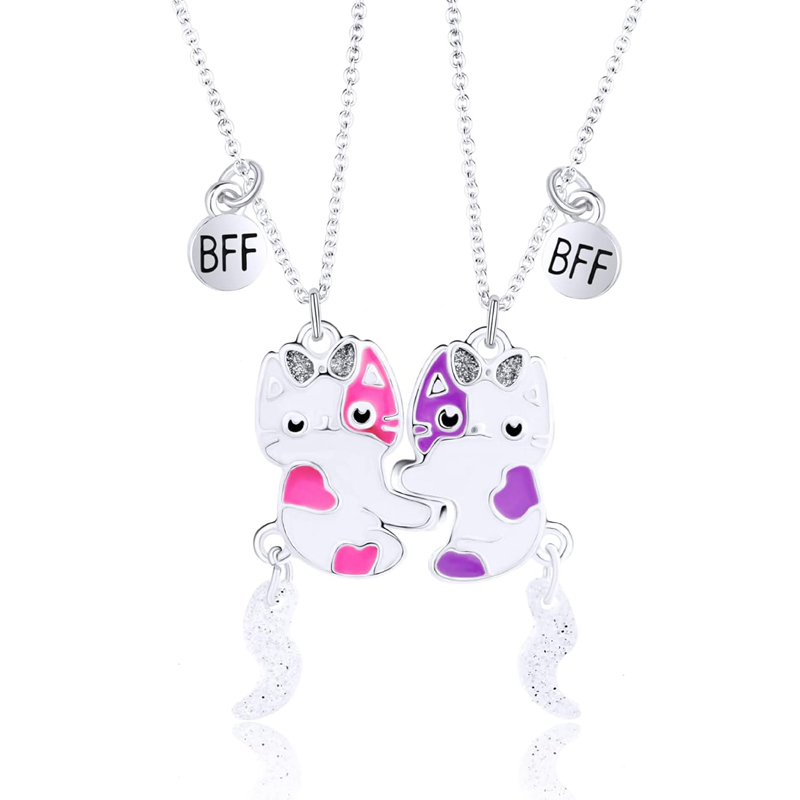 2 pièces meilleur ami pendenti - Magnetic Couple Matching Necklaces avis et prix