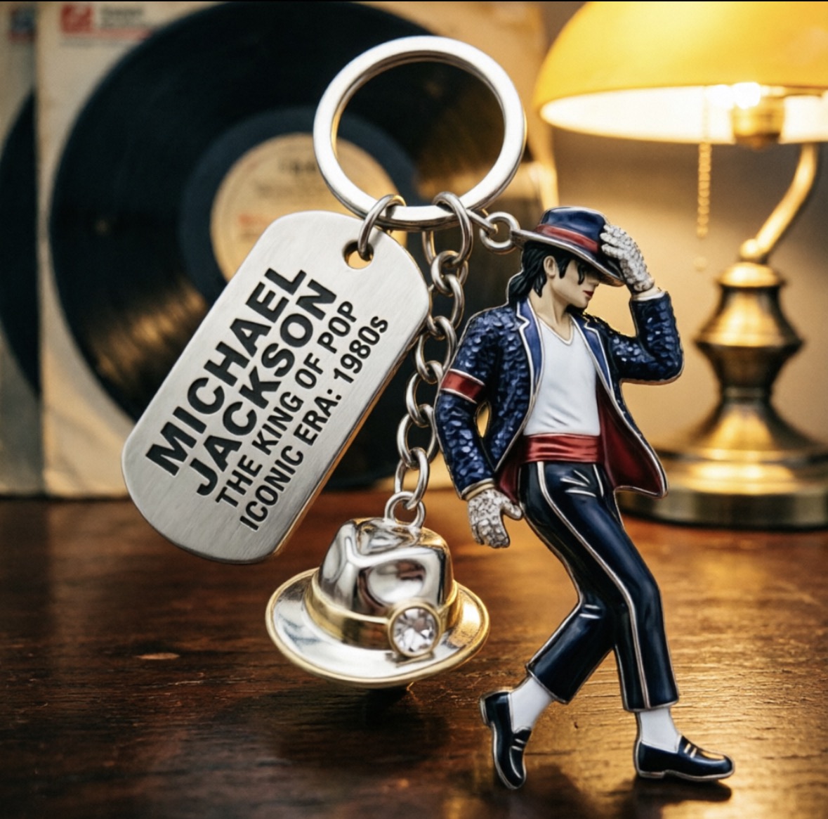 Porte-clés Michael Jackson, pe - Rings avis et prix