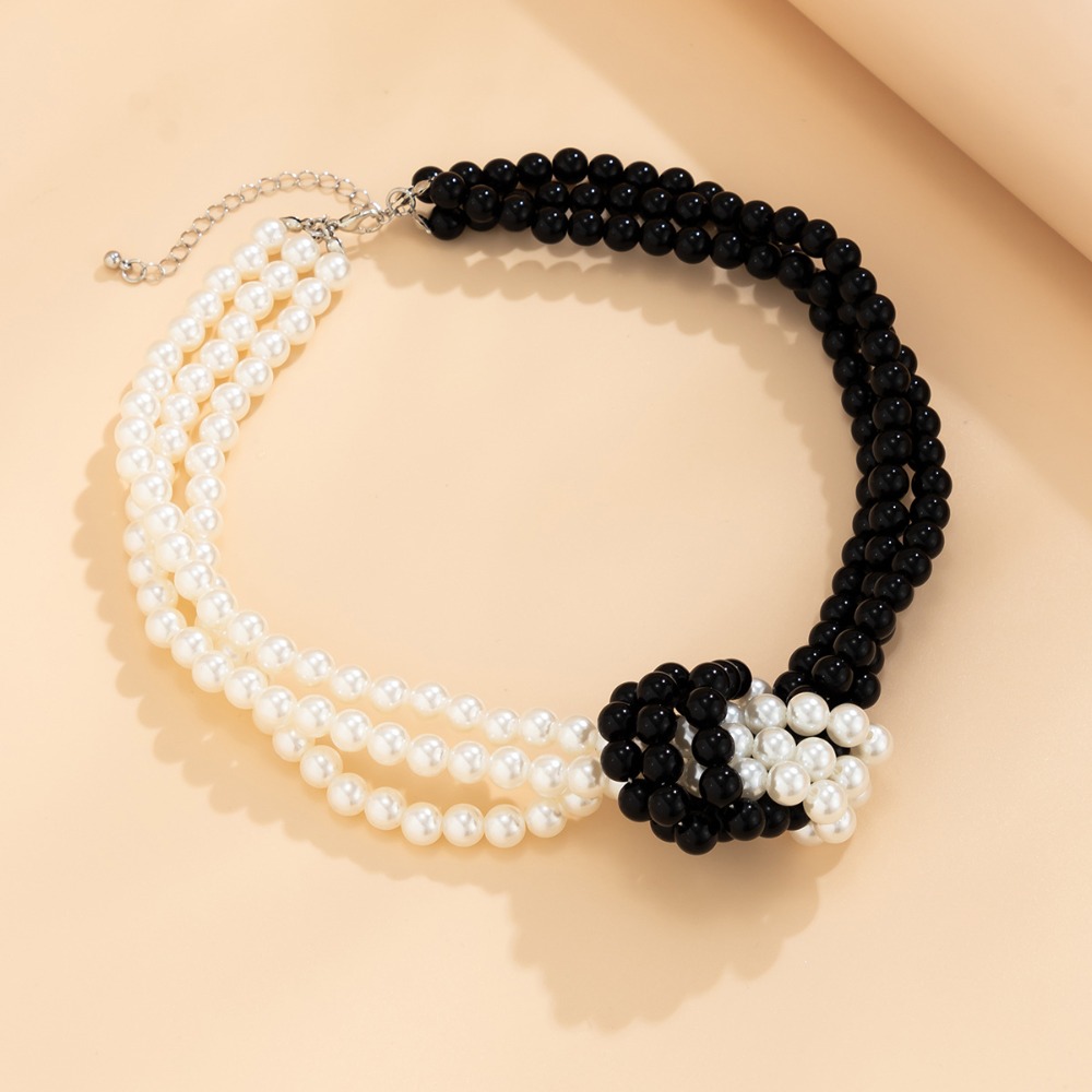Collier ras du cou tendance ré - Pearl Choker Necklace Vintage avis et prix