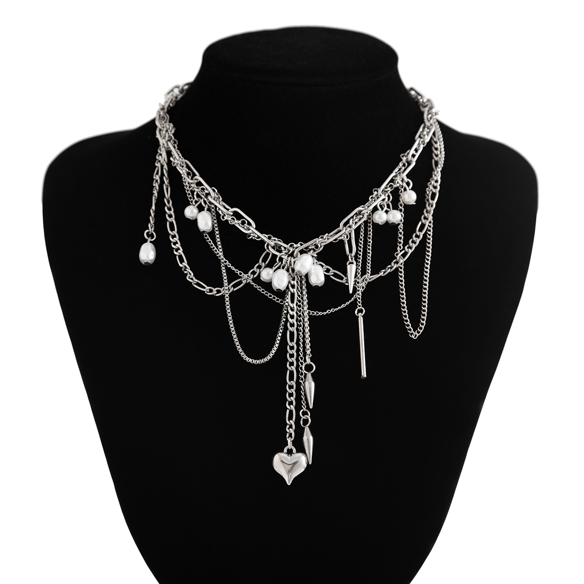 Colliers vintage en imitation  - Pearl Choker Necklace Vintage avis et prix