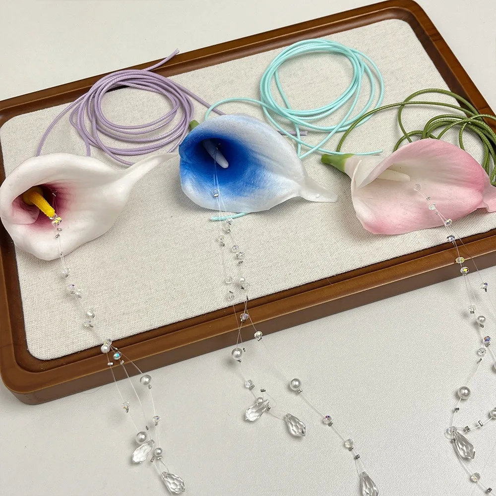 Pendentif en perles de lys Cal - Pearl Choker Necklace Vintage avis et prix