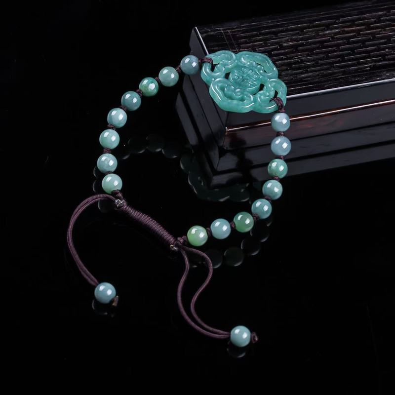 Bracelet en jadéite naturelle  - Bracelets avis et prix