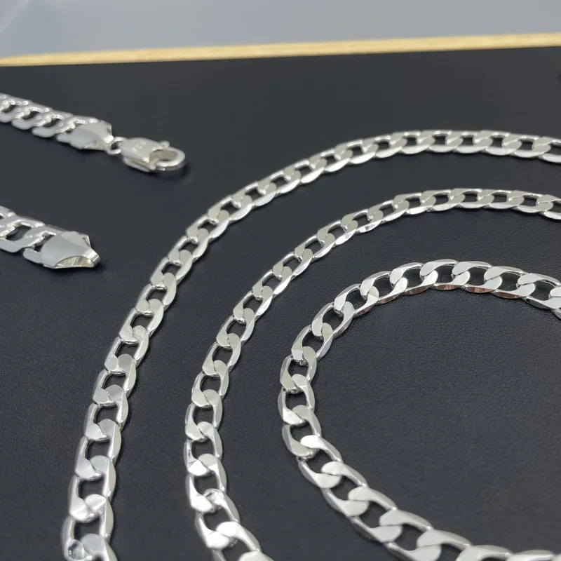 Collier en argent Sterling 925 - Cuban Link Chain 12Mm avis et prix