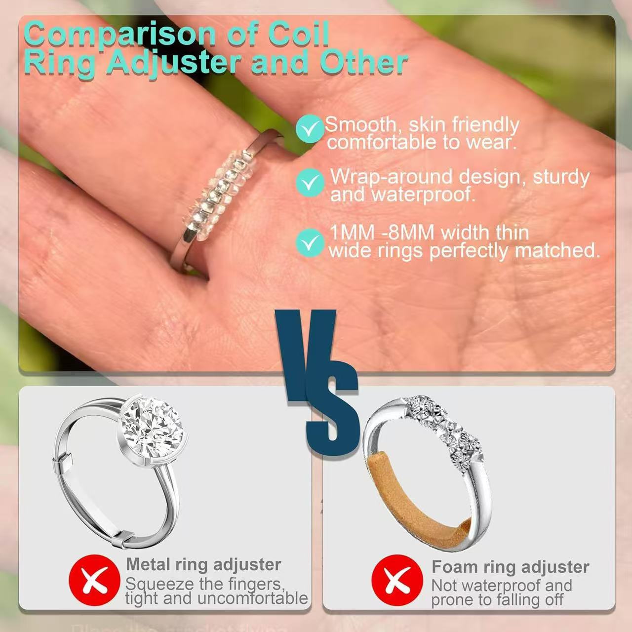 Lot de 6 ajusteurs de taille d - Rings avis et prix
