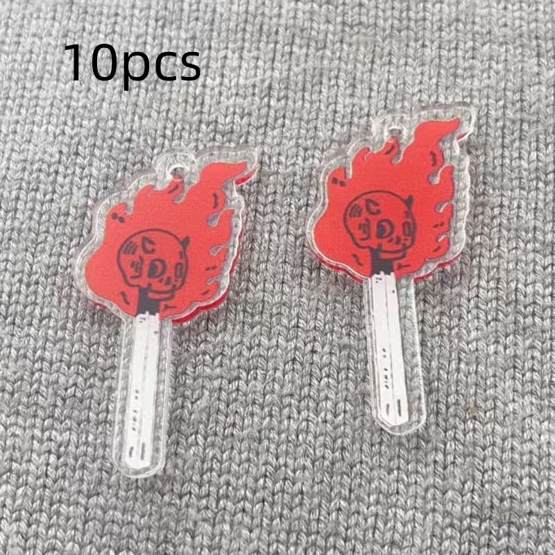 Pendentif tête de mort en acry - Earrings avis et prix