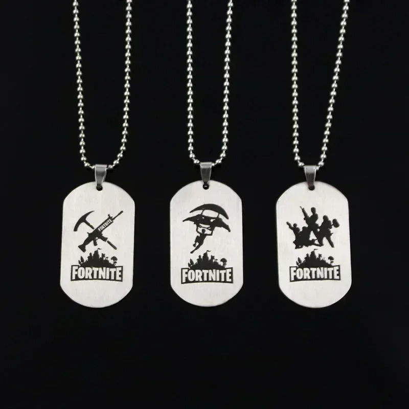 Collier Fortnite Anime en Acie - Anime Pendant Necklace avis et prix