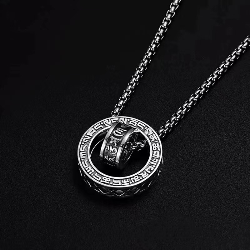 Collier pendentif en argent st - 925 Sterling Silver Chain Necklace Men avis et prix