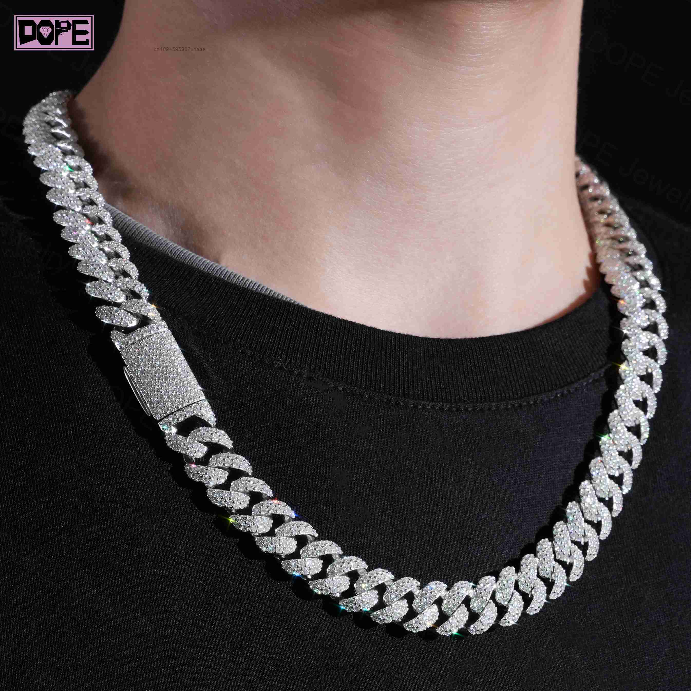 Chaîne cubaine en argent sterl - Cuban Link Chain 12Mm avis et prix