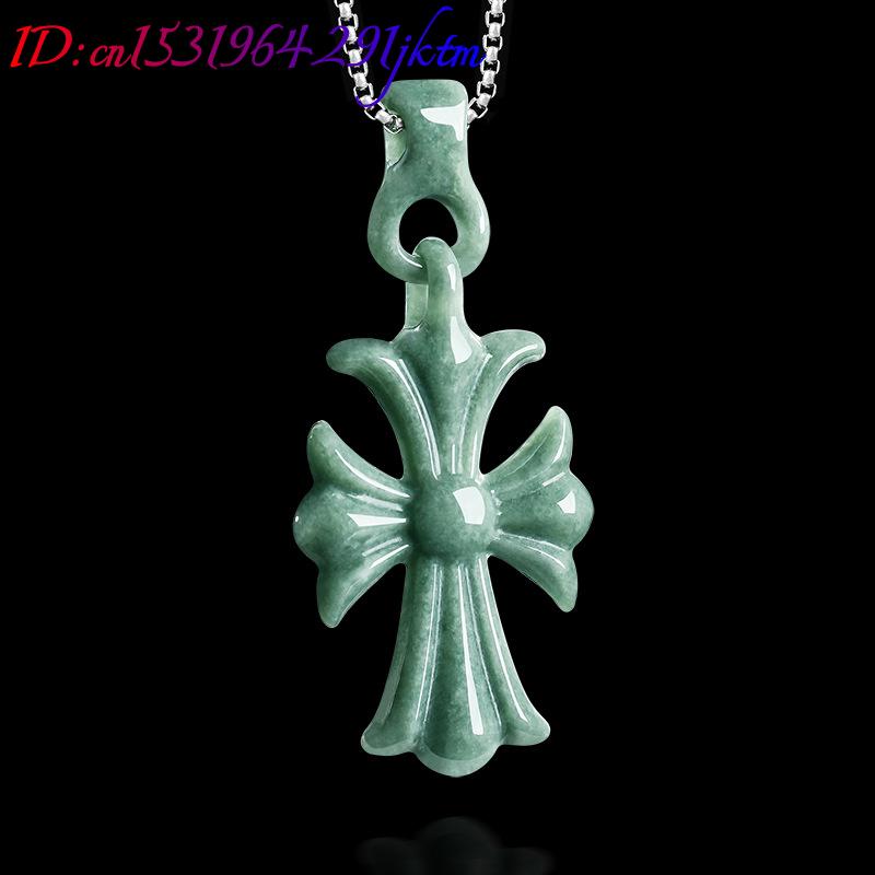 Collier pendentif croix en jad - Necklaces avis et prix