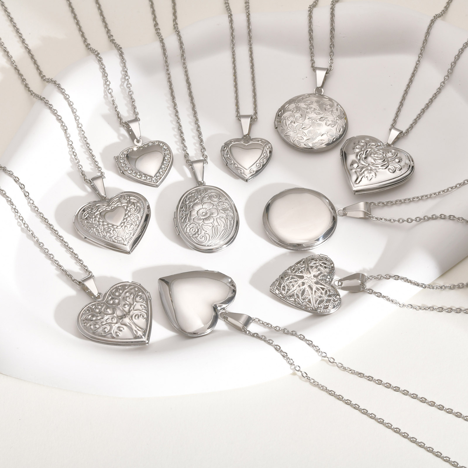 Vnox – colliers avec pendentif - Heart Locket Necklace Photo avis et prix