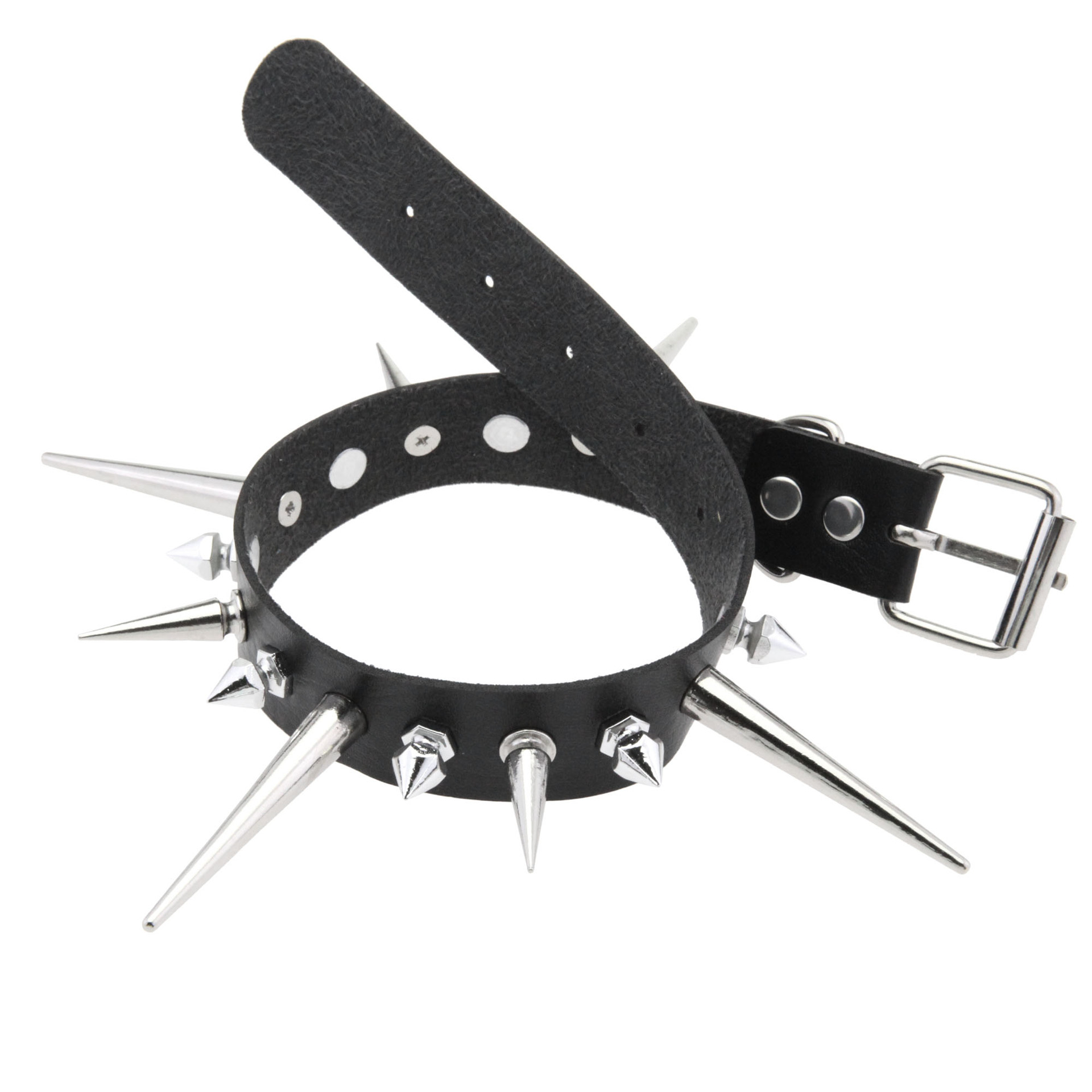 KMVEXO-Collier ras du cou en s - Goth Punk Spike Choker avis et prix