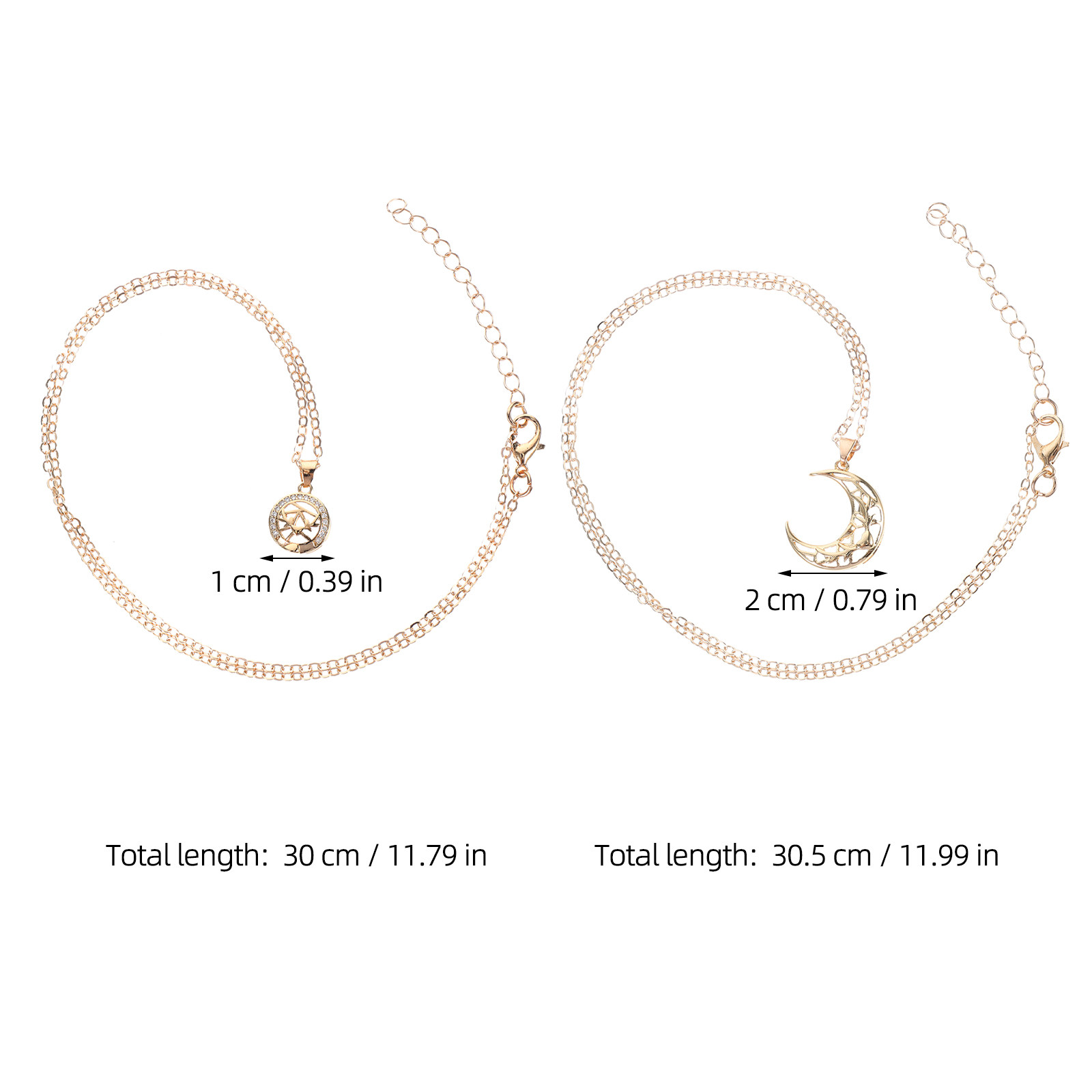 1 paire de colliers soleil et  - Magnetic Couple Matching Necklaces avis et prix