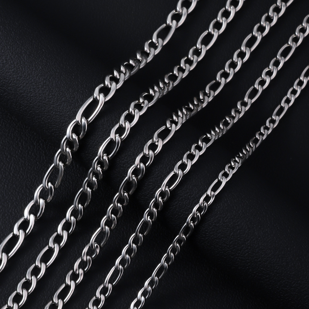 HNSP – chaîne Figaro en acier  - Cuban Link Chain 12Mm avis et prix